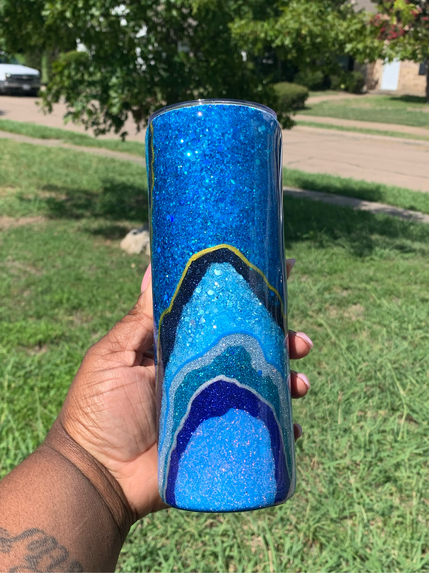 Blue Geode Tumbler