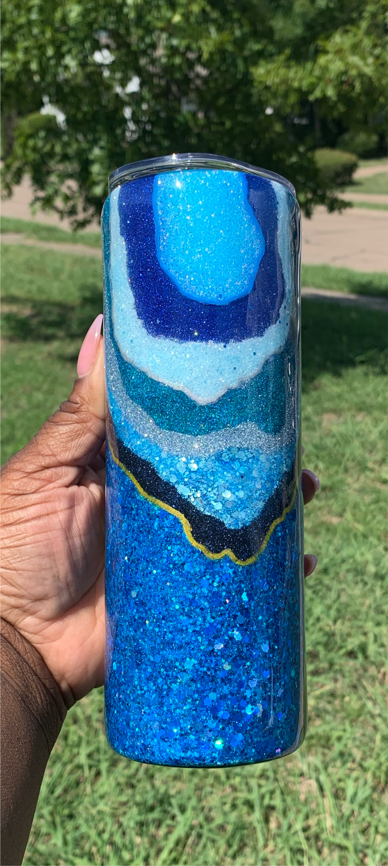 Blue Geode Tumbler