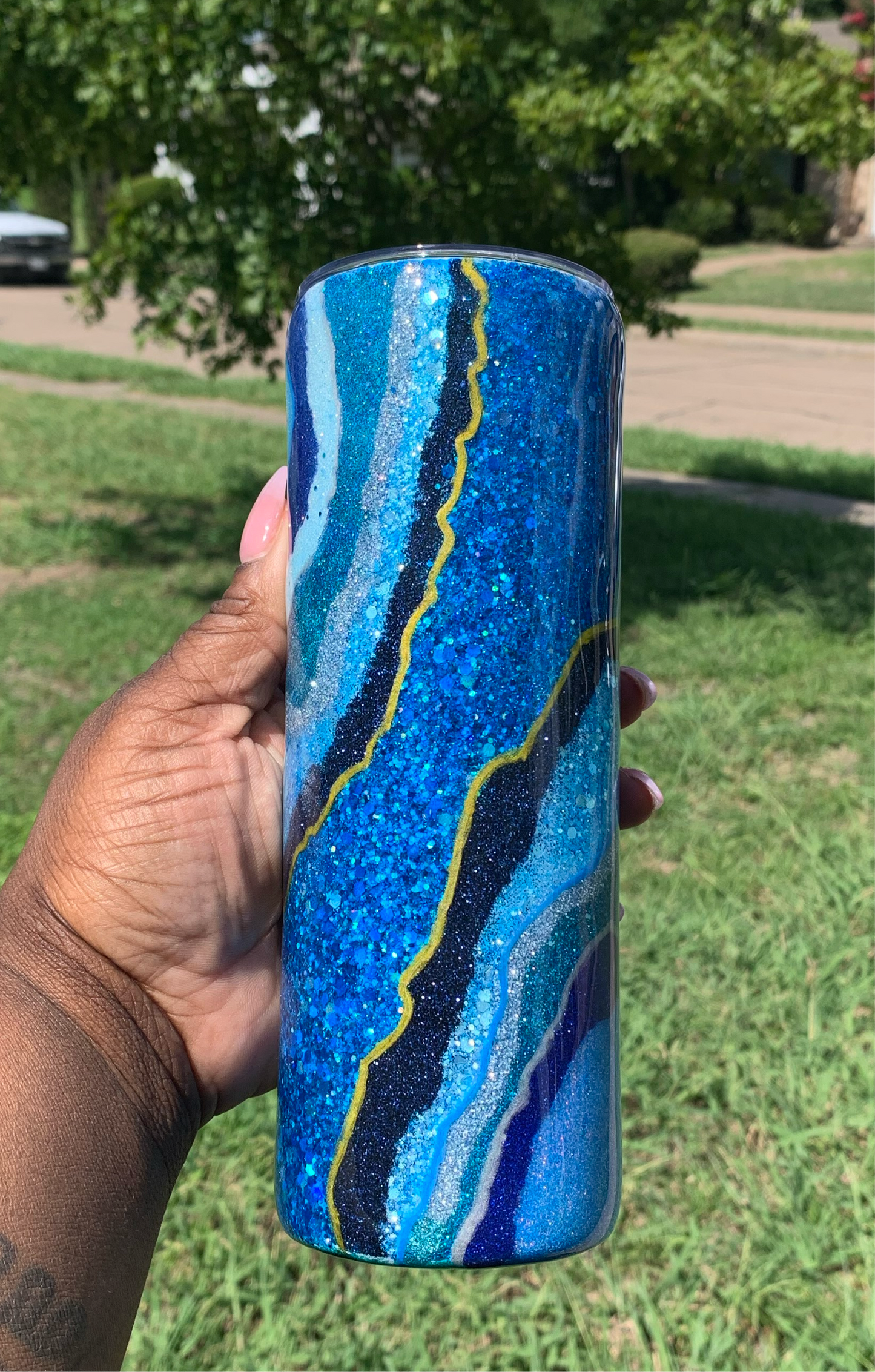 Blue Geode Tumbler