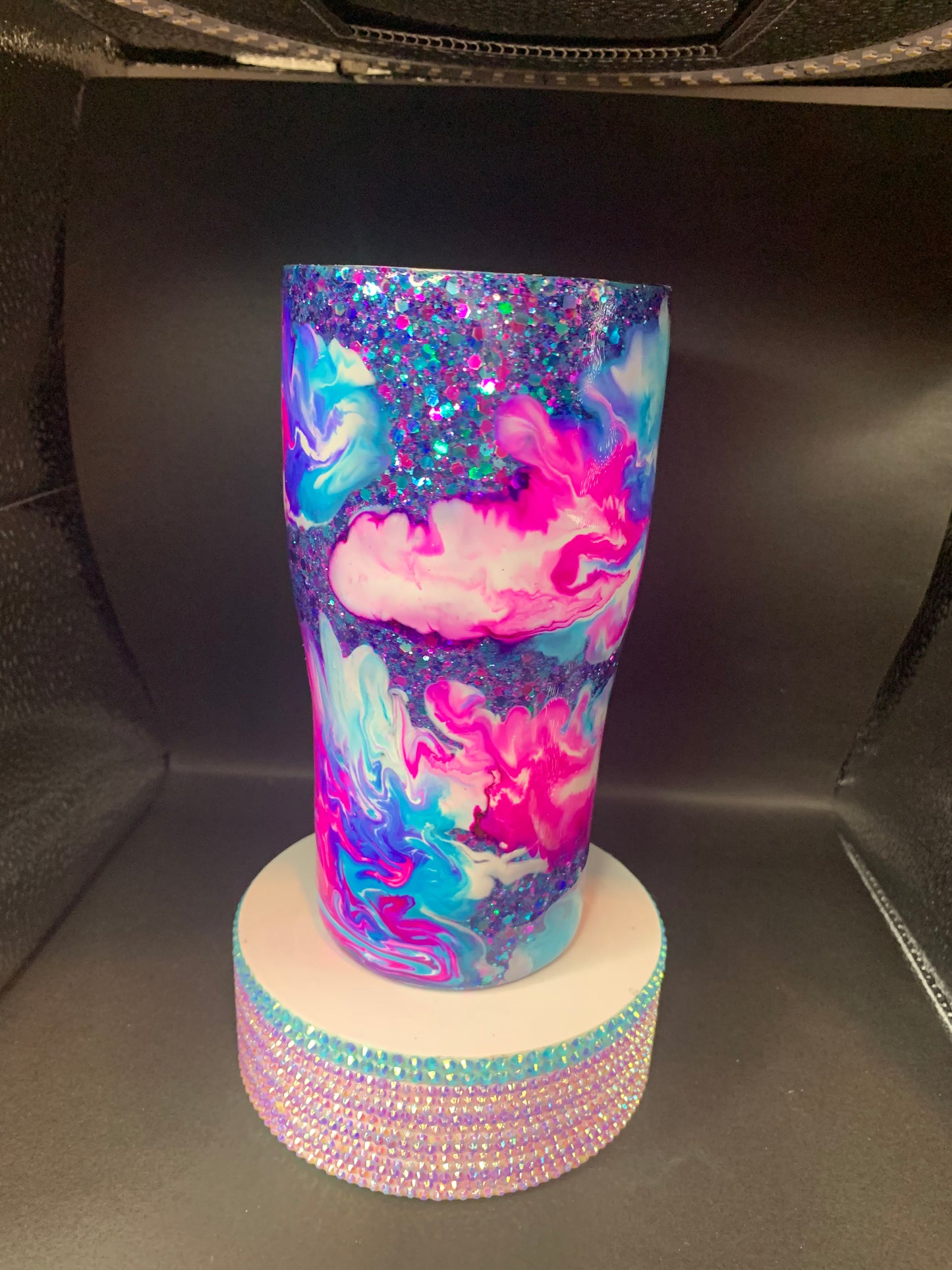 Pink and blue Tumbler