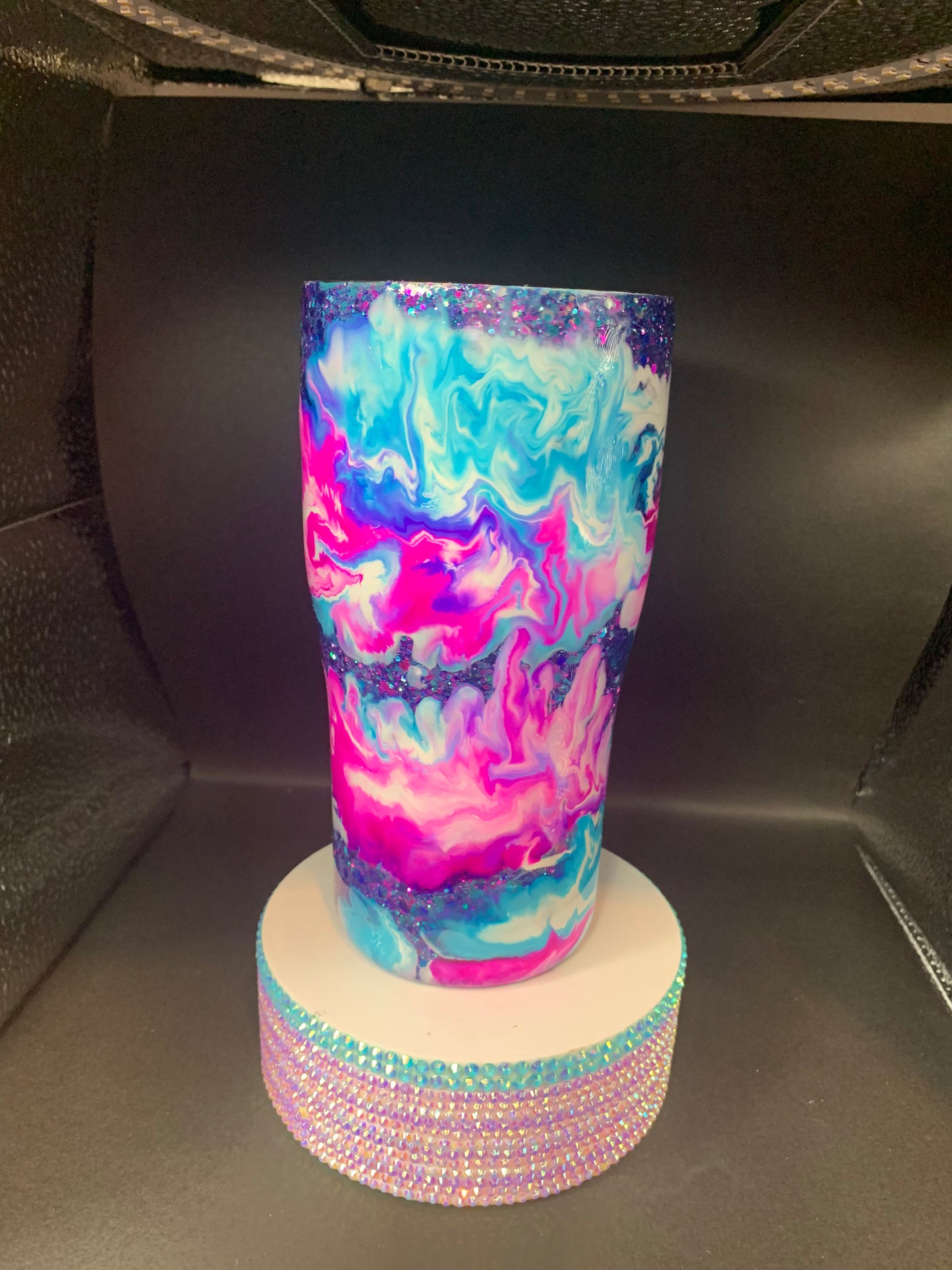 Pink and blue Tumbler